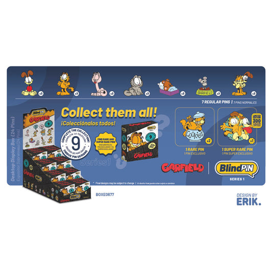 Pin misterioso coleccionable Garfield BlindPIN