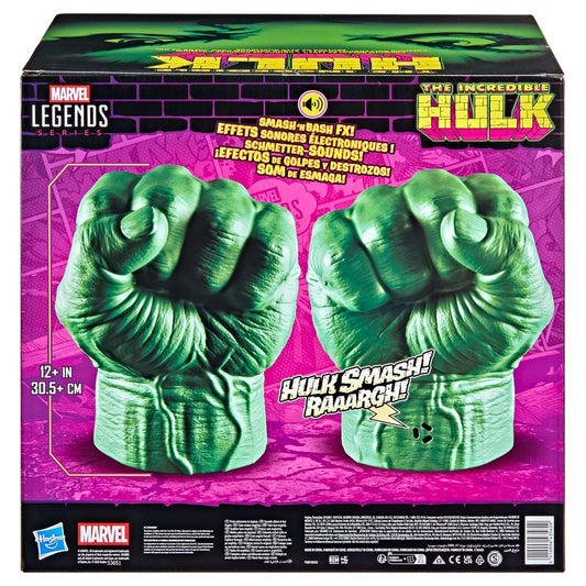 Puños Premium El Increible Hulk Marvel Legends Series