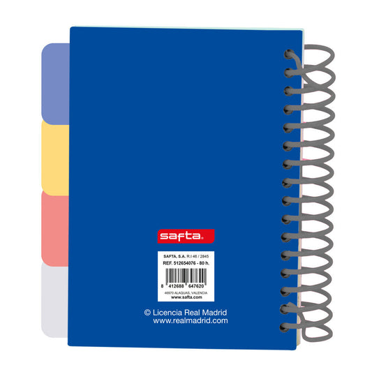 Cuaderno A6 Real Madrid 26/27