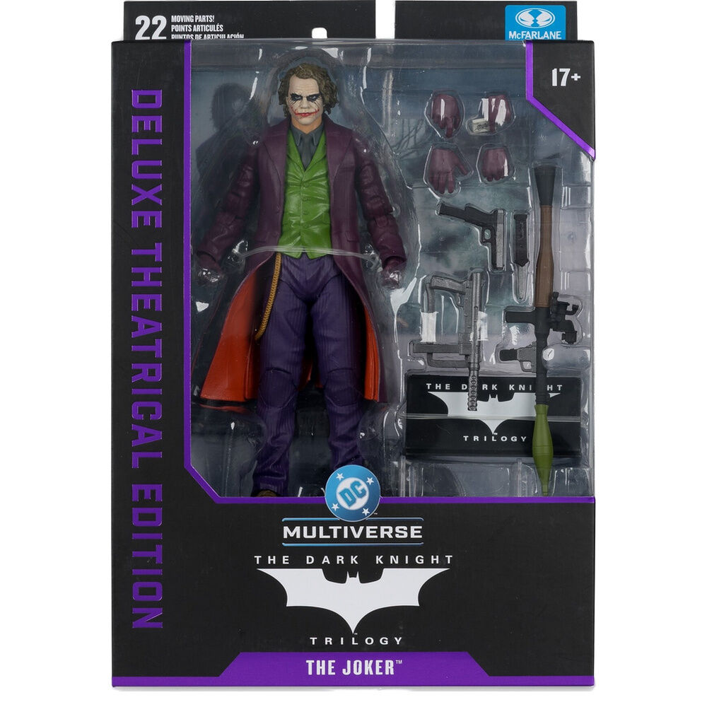 Figura The Joker Deluxe Theatrical Edition Batman The Dark Knight Rises DC Comics 18cm