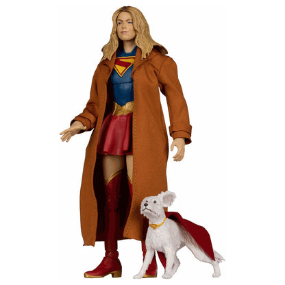 Figura Supergirl & Kripto Gold Label Collection Deluxe Theatrical Edition Supergirl DC Comics 18cm