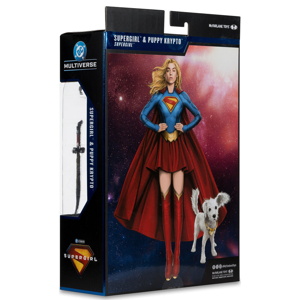 Figura Supergirl & Kripto Deluxe Theatrical Edition Supergirl DC Comics 18cm