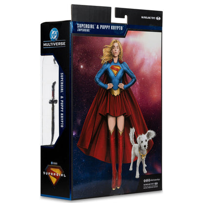 Figura Supergirl & Kripto Deluxe Theatrical Edition Supergirl DC Comics 18cm
