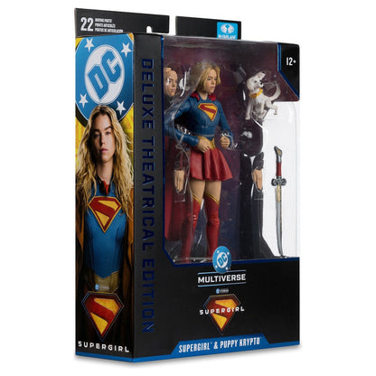 Figura Supergirl & Kripto Deluxe Theatrical Edition Supergirl DC Comics 18cm