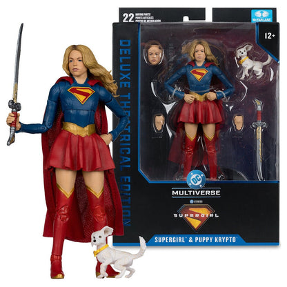Figura Supergirl & Kripto Deluxe Theatrical Edition Supergirl DC Comics 18cm