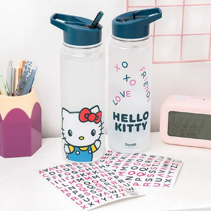 Botella con pegatinas Hello Kitty 650ml