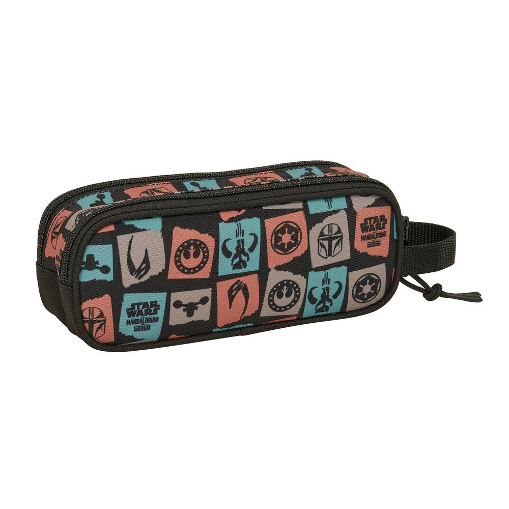 Portatodo Mandalorian & Grogu Star Wars doble