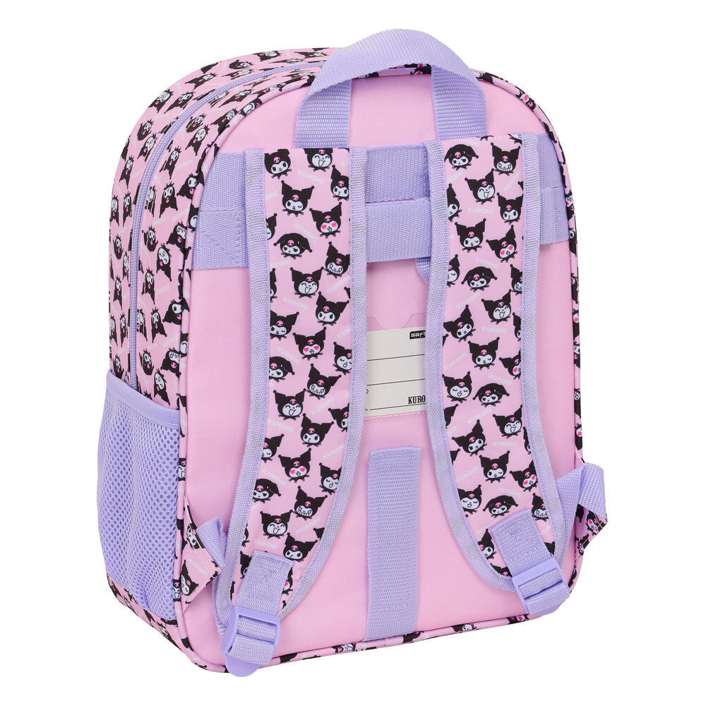 Mochila Kuromi Hello Kitty 34cm adaptable