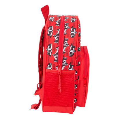 Mochila Racing Mickey & Friends Disney 38cm adaptable