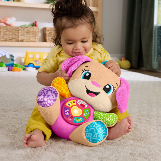 Peluche Perrita Aprende Conmigo Rie y Aprende