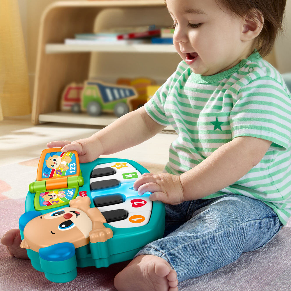 Piano Perrito Rie y Aprende
