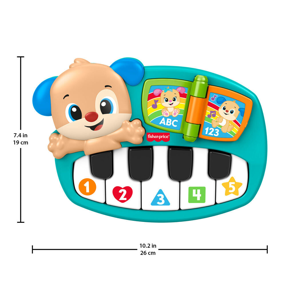 Piano Perrito Rie y Aprende