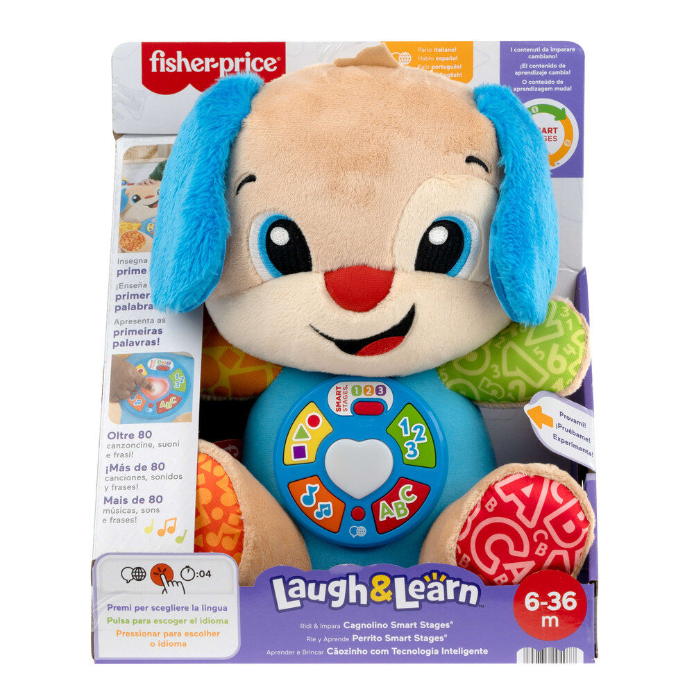 Peluche Perrito Aprende Conmigo Rie y Aprende
