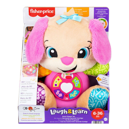 Peluche Perrita Aprende Conmigo Rie y Aprende