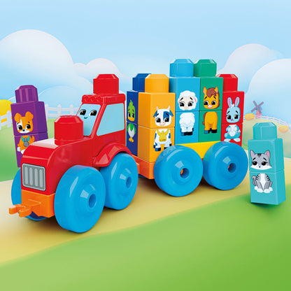 Tractor Animalitos Encajables MEGA Bloks 30pzs