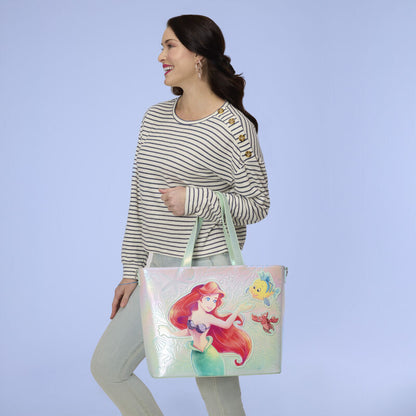 Bolso + monedero Ariel, Flounder y Sebastian La Sirenita Disney Loungefly