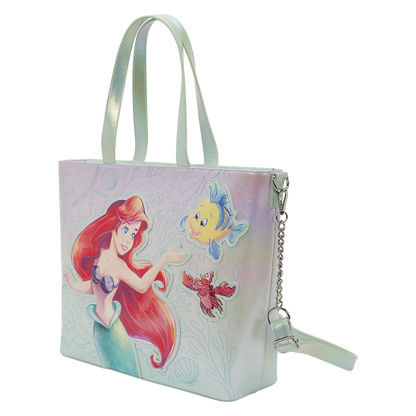Bolso + monedero Ariel, Flounder y Sebastian La Sirenita Disney Loungefly