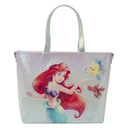Bolso + monedero Ariel, Flounder y Sebastian La Sirenita Disney Loungefly