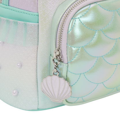 Mochila Iridescent Pearl La Sirenita Disney Loungefly 26cm