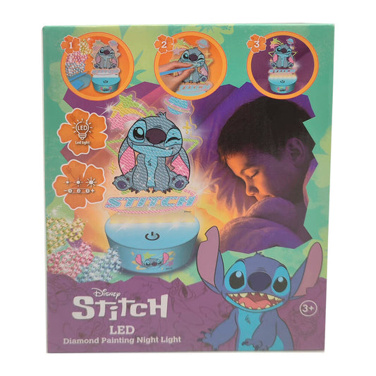 Figura para pintar luz LED Stitch Disney
