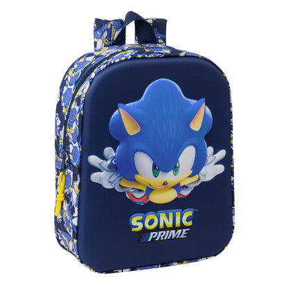 Mochila 3D City Sonic 27cm