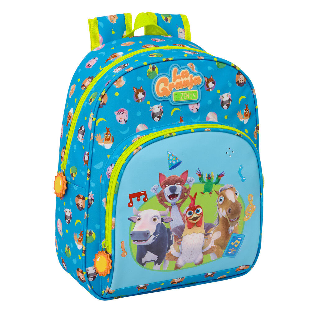 Mochila con Musica La Granja de Zenon 34cm