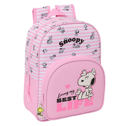 Mochila Snoopy 34cm adaptable