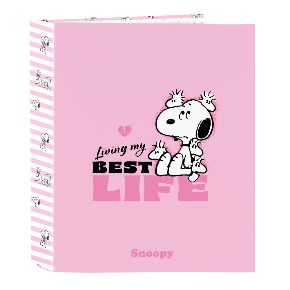 Carpeta A4 anillas Snoopy
