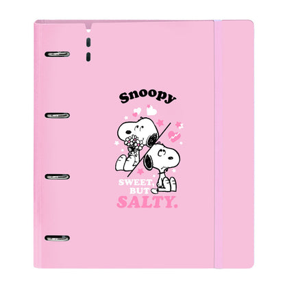 Carpeta A4 anillas Snoopy con recambio
