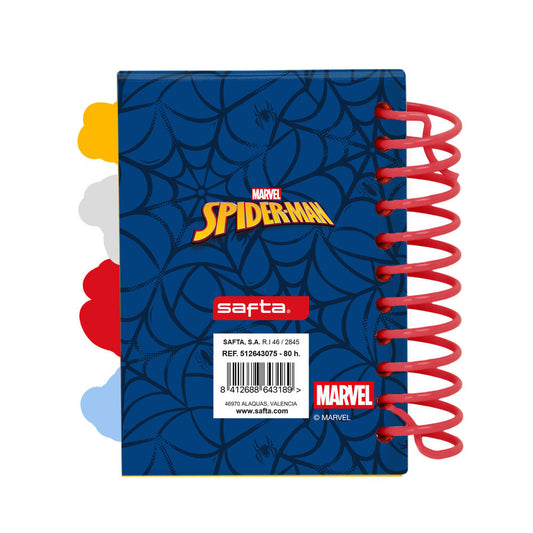 Cuaderno A7 Spiderman Marvel