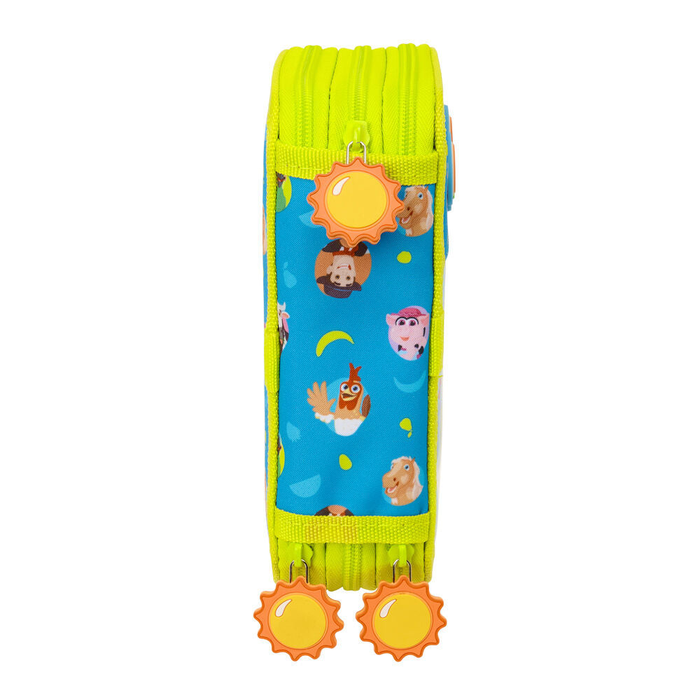 Plumier La Granja de Zenon triple 37pzs