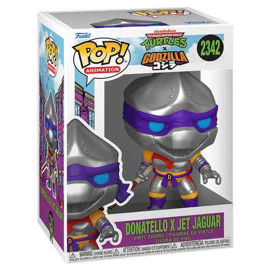 Figura POP Teenage Mutant Ninja Turtles x Godzilla - Donatello x Jet Jaguar