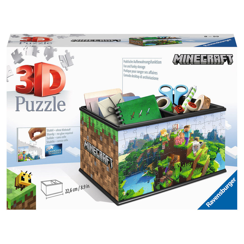 Puzzle 3D Box Minecraft 216pzs