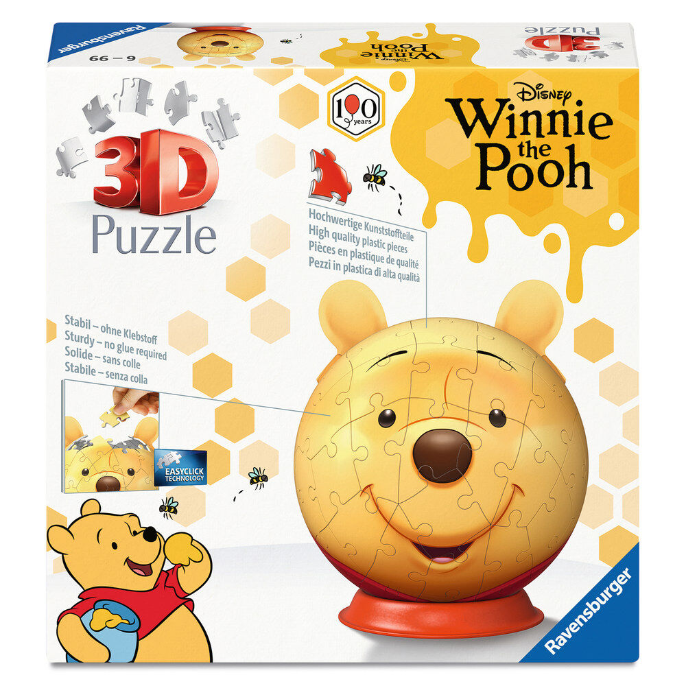 Puzzle Ball 3D Winnie The Pooh Disney 72pzs