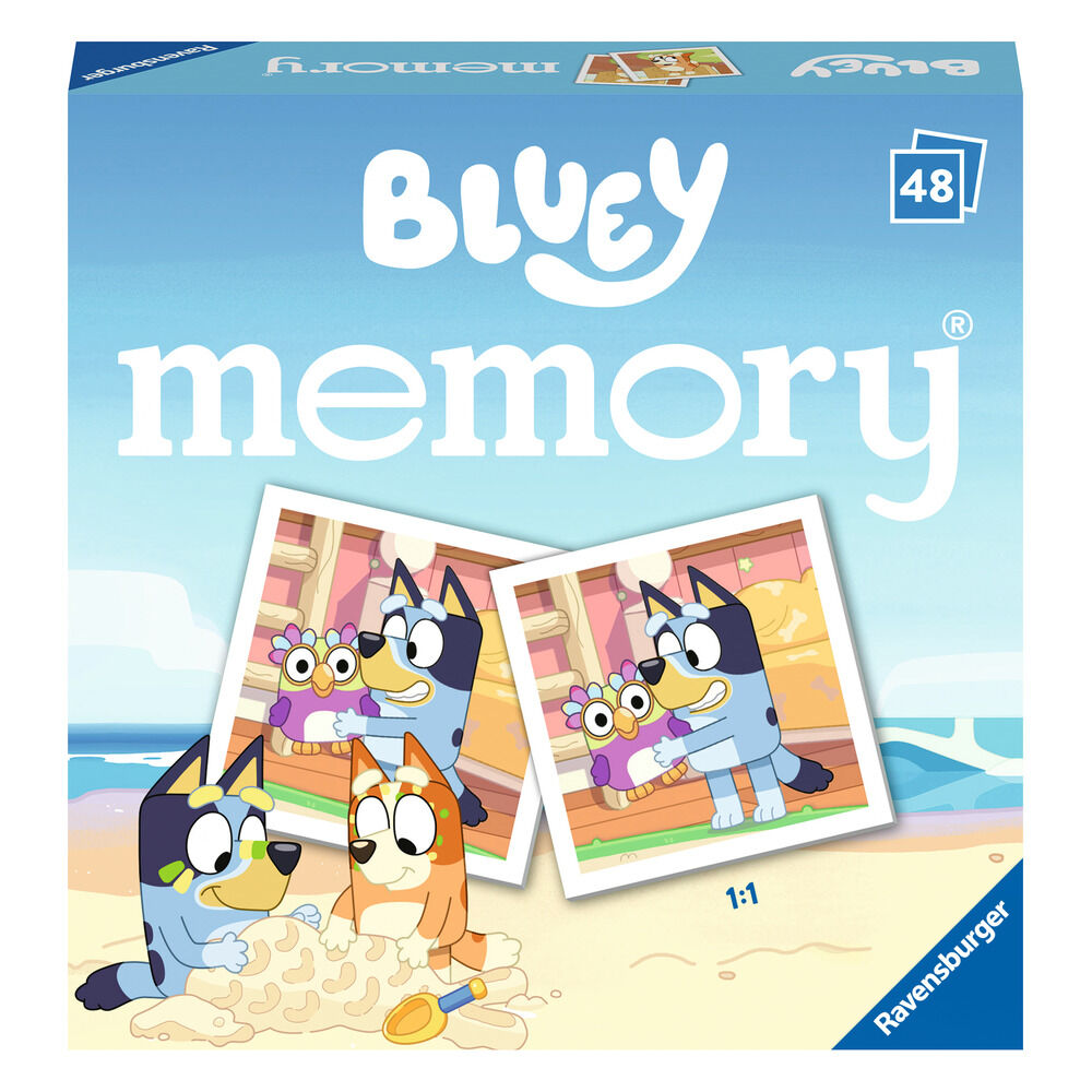 Juego Memory pocket Bluey