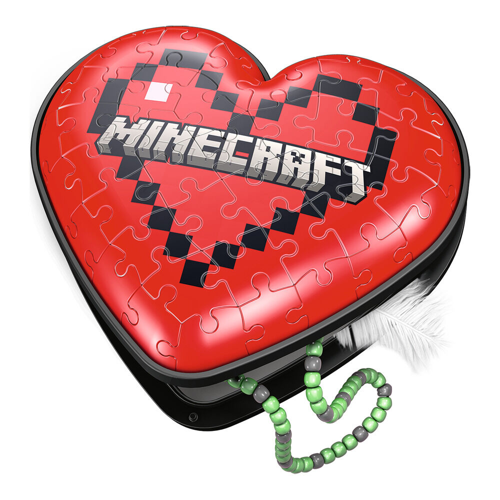 Puzzle 3D Heart Minecraft 54pzs