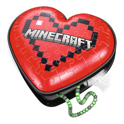 Puzzle 3D Heart Minecraft 54pzs