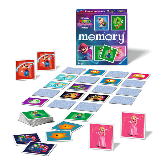 Juego Memory pocket Super Mario Galaxy Movie Super Mario Bros