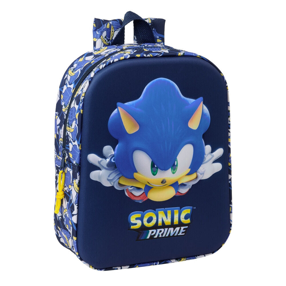 Mochila 3D City Sonic 27cm