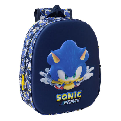 Mochila 3D City Sonic 33cm