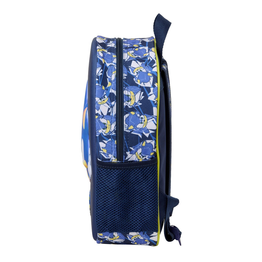 Mochila 3D City Sonic 33cm