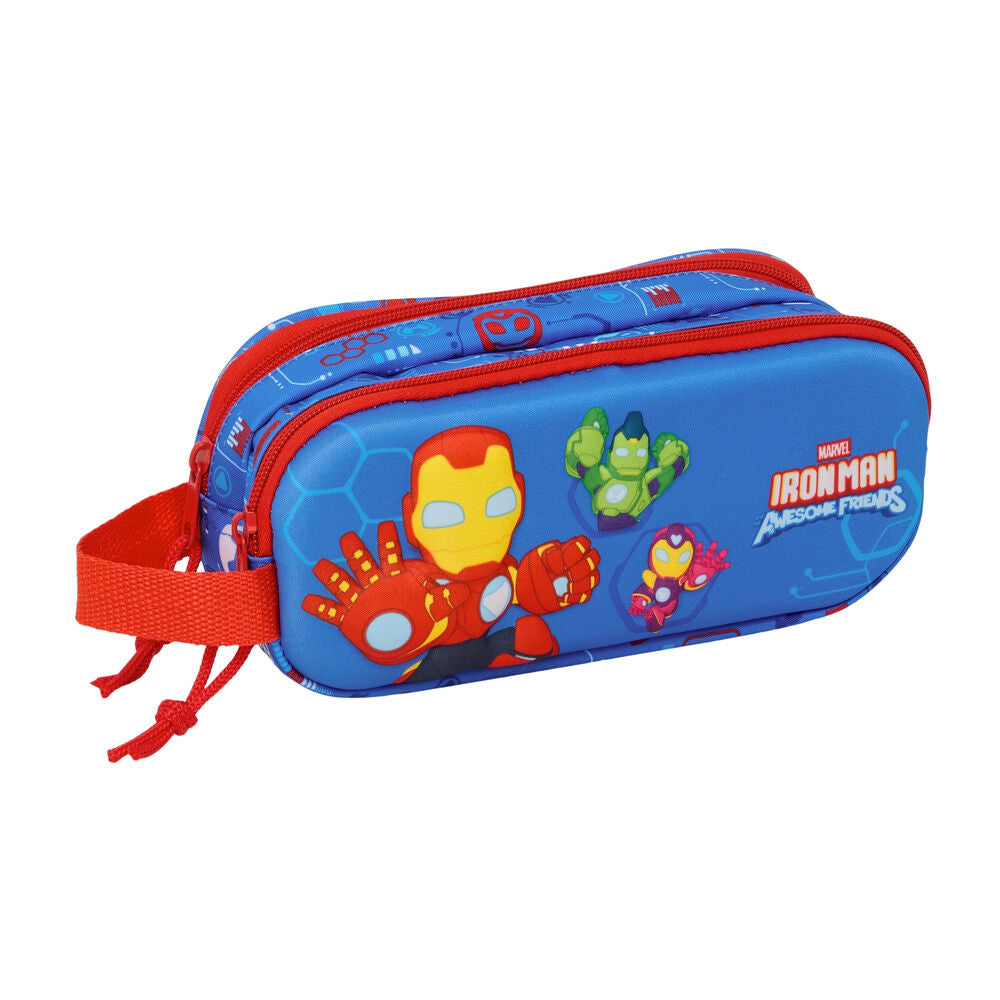 Portatodo 3D Iron Man Marvel doble