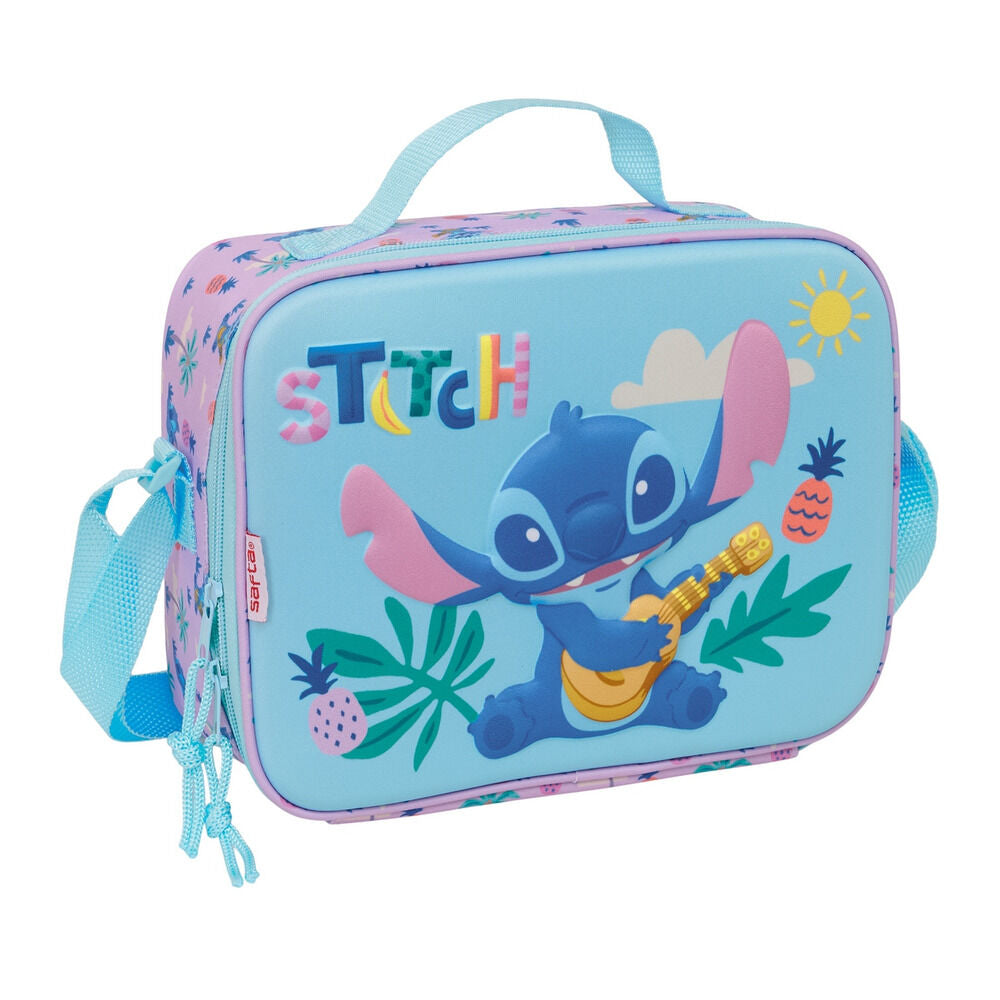 Bolsa portameriendas 3D Stitch Disney termica