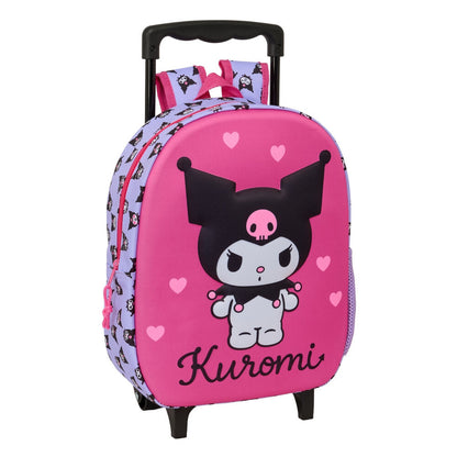 Trolley 3D Kuromi Hello Kitty 33cm