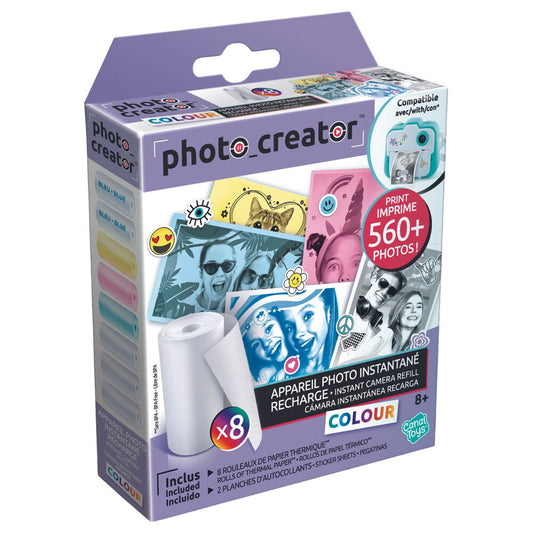 Recambio camara instantanea papel colores Photo Creator