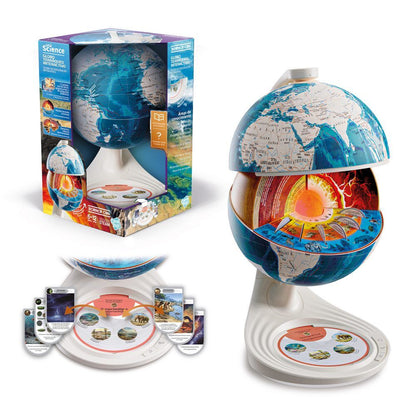 Globo terraqueo interactivo capas tierra Science