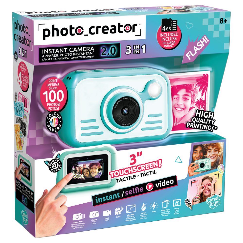 Camara fotos instantanea pantalla tactil 2.0 Photo Creator