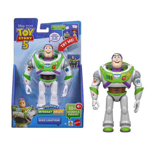 Figura parlanchina Buzz Lightyear Toy Story 5 Disney Pixar 23cm español