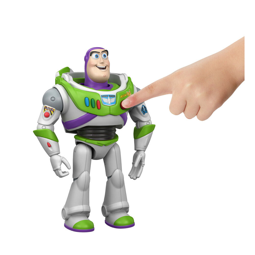 Figura parlanchina Buzz Lightyear Toy Story 5 Disney Pixar 23cm español