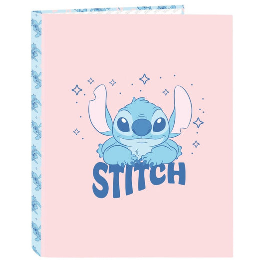 Carpeta A4 anillas Ohana Stitch Disney